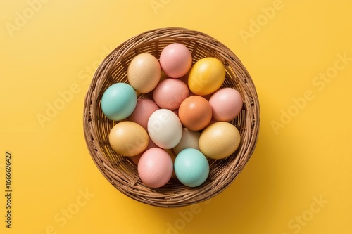 Overhead view of a basket f...