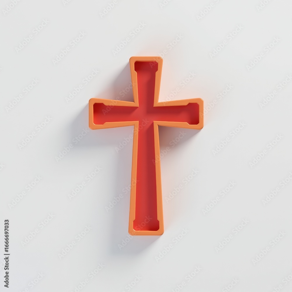 Obraz premium Minimalist Cross