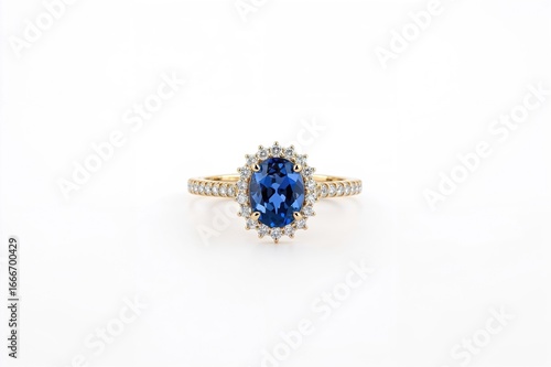 A Blue Gemstone and Sparkli...