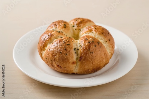Creamy garlic cheese bread ...
