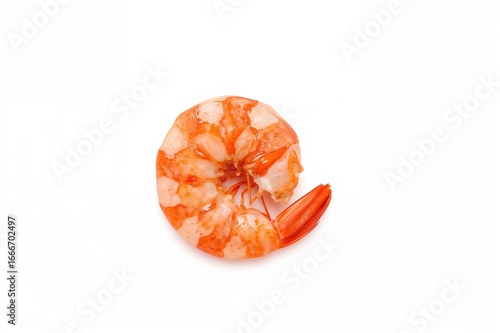 Shrimp displayed on a plain...