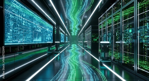 Futuristic server room (2)