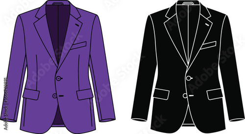 Shop stylish blazers for men two button suit jackets formal wear
