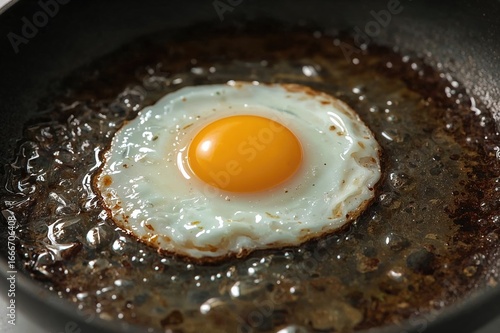 A cooked meal involving egg...