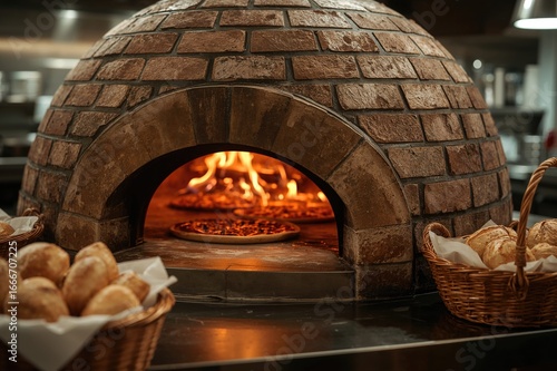 A traditional wood-fired ov...