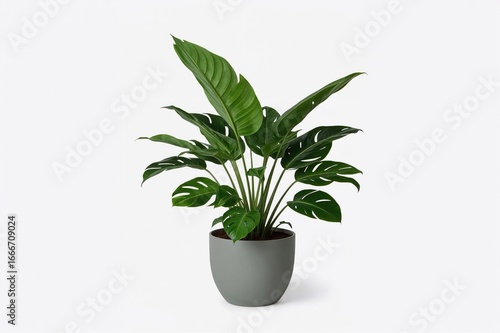 A large leafy houseplant di...