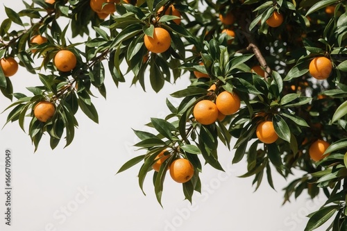 Mandarin tree featuring lus...