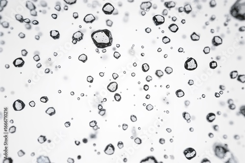 Close-up of water drops on ...