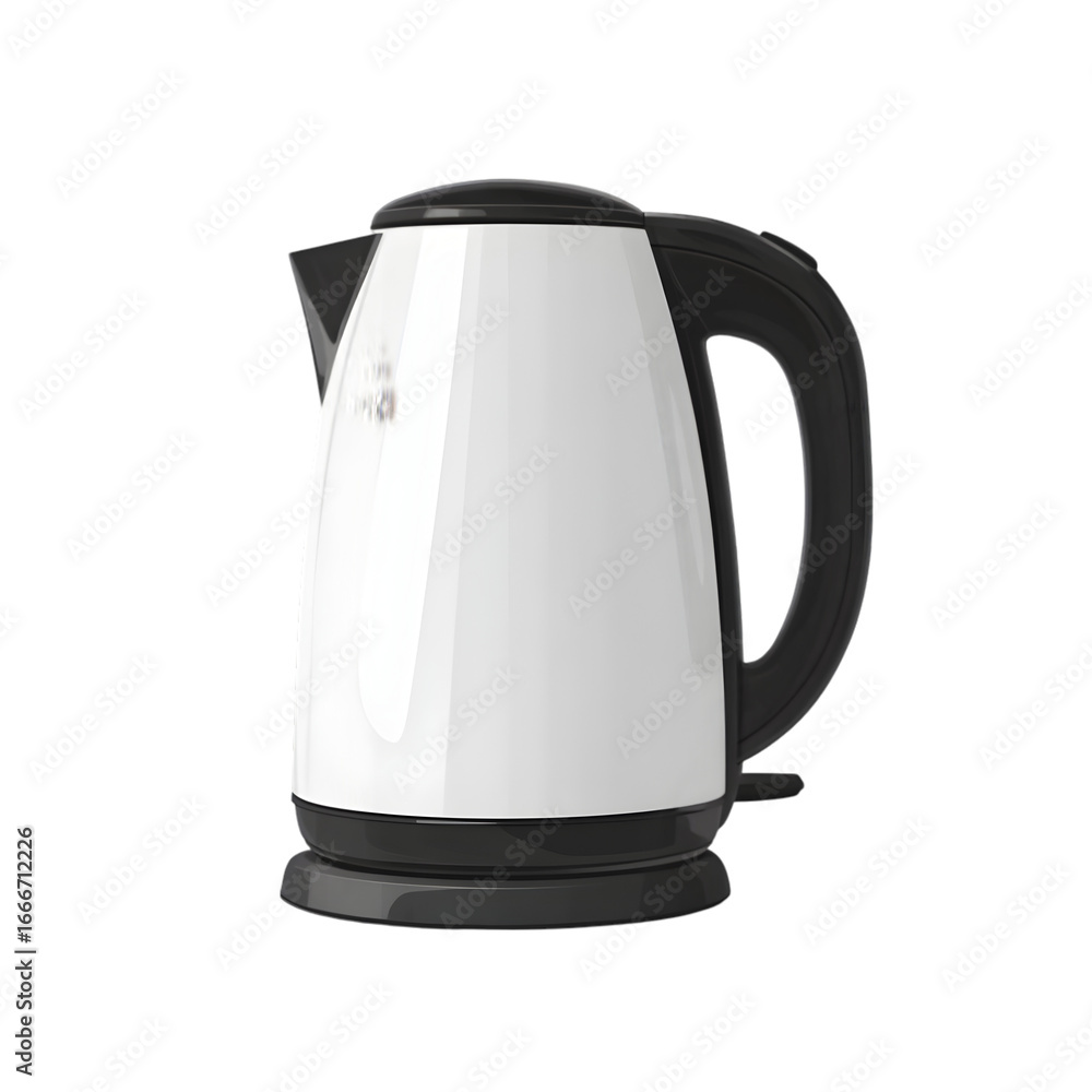 Electric kettle isolated on transparent background for boiling water and making tea Electric kettle isolated on transparent background for boiling water and making tea