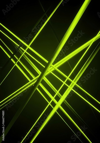 Abstract neon lines design
