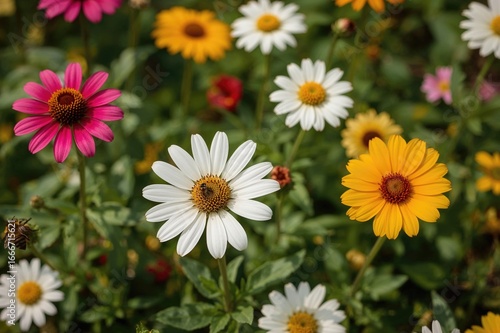 Scenic garden backdrop with...
