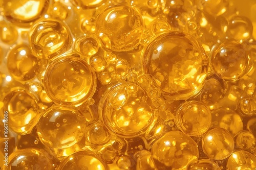 Close-up view of golden hon...