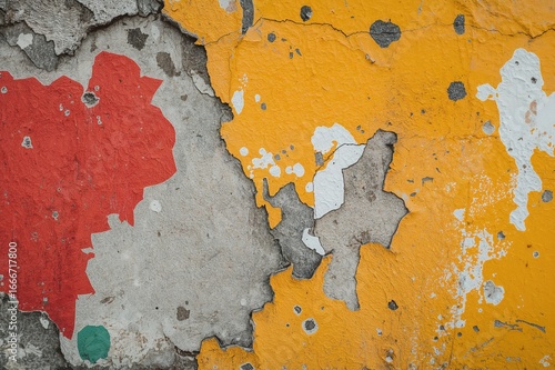 Aged and weathered concrete...