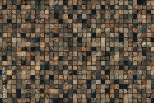 Pixelated background featur...