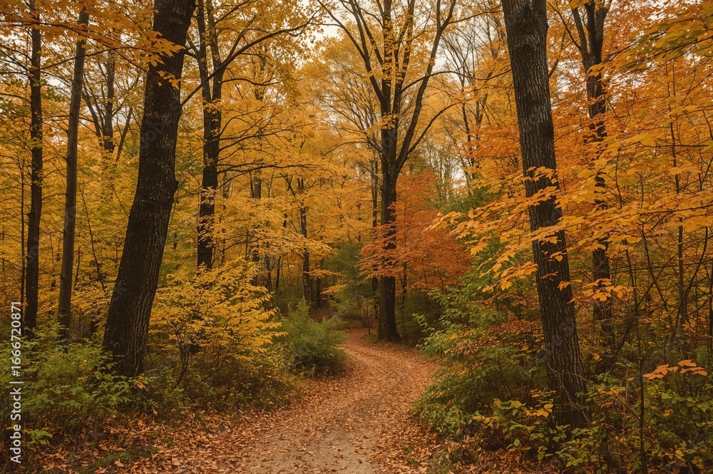 Fototapeta premium A charming woodland scene