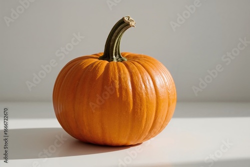A bright orange jack-o'-lan...