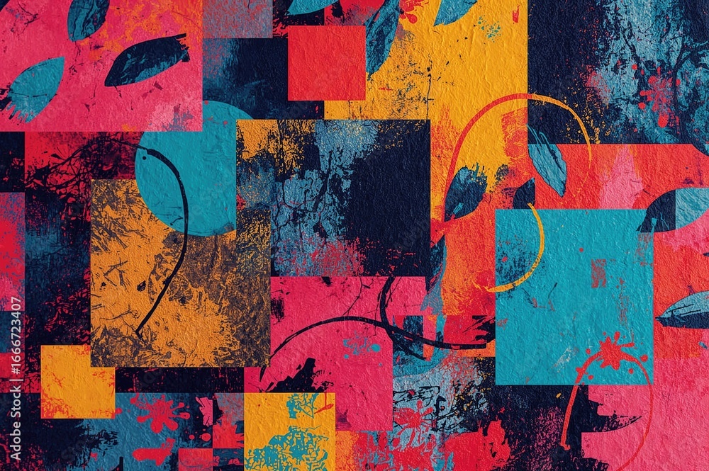 Fototapeta premium Geometric Patterned Backdrop