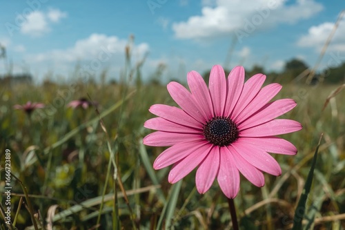 Outdoor wildflower featurin...