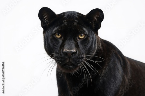 Close-up of a black panther...