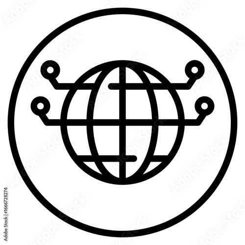 virtual office line icon