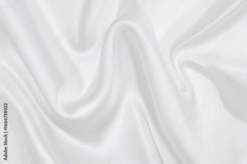Obraz premium Silky White Fabric Texture Background with Elegant Seasonal Pattern