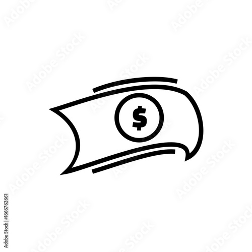 Wallet with Money Icon