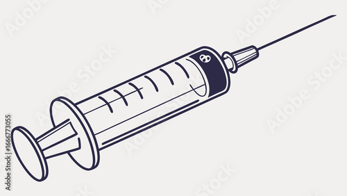 syringe with needle