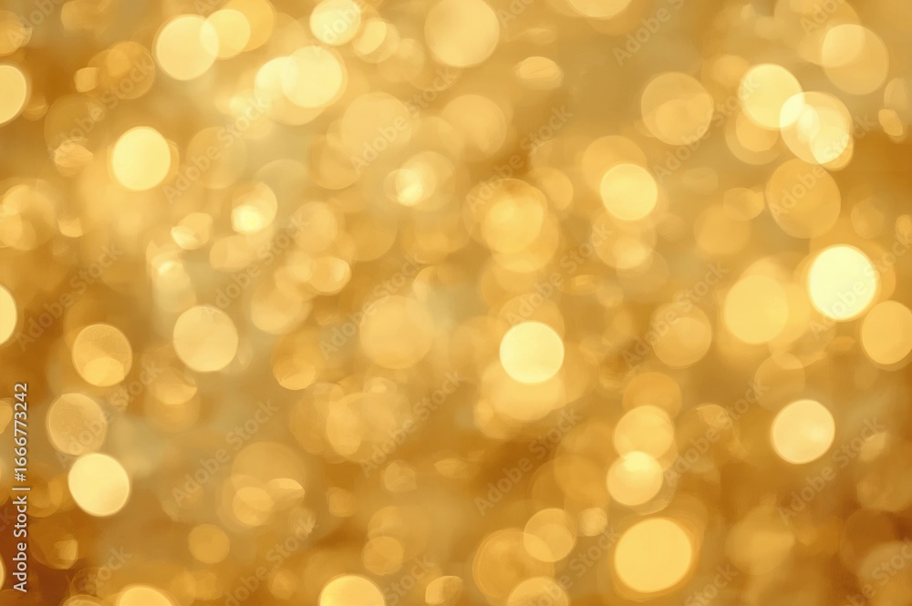 Obraz premium Abstract golden bokeh texture with light patterns and colorful blurred backdrop