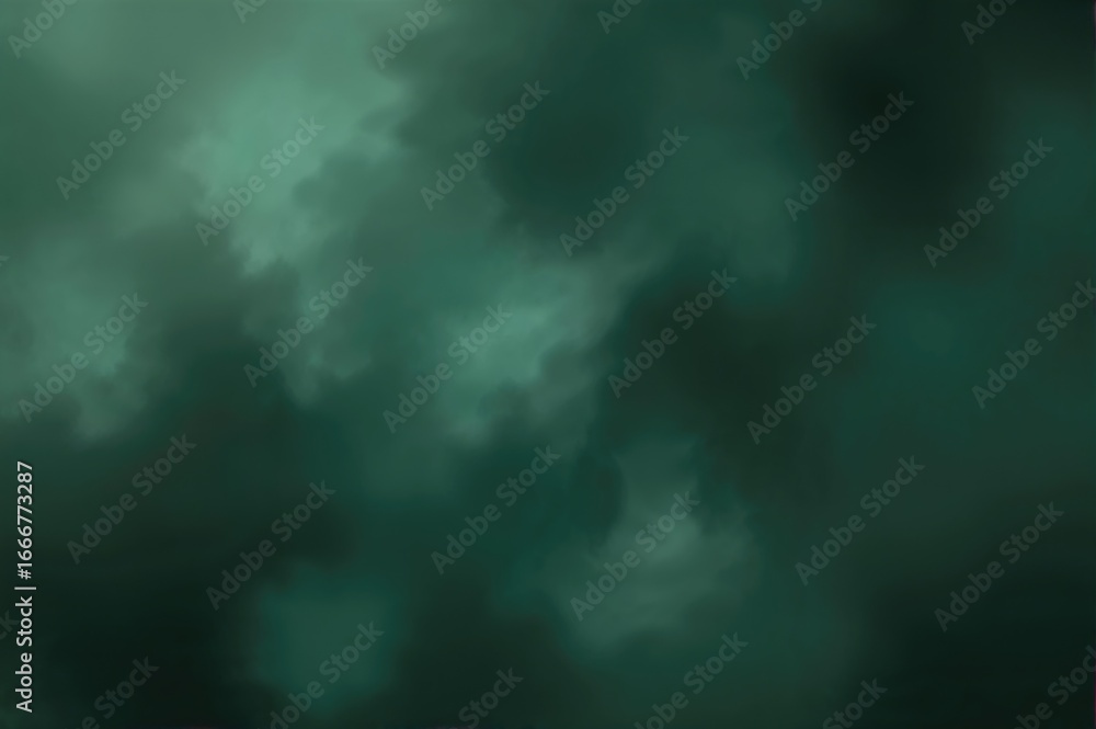 Fototapeta premium Blurred gradient background with green and black shades for cover design