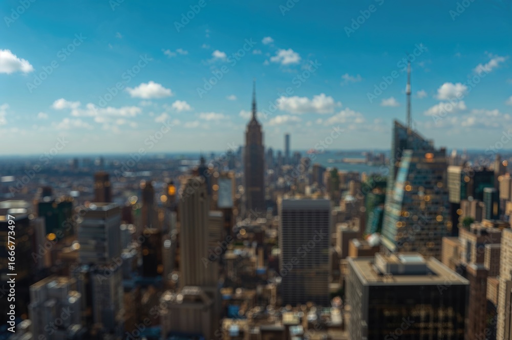 Fototapeta premium Out of Focus Urban Scene