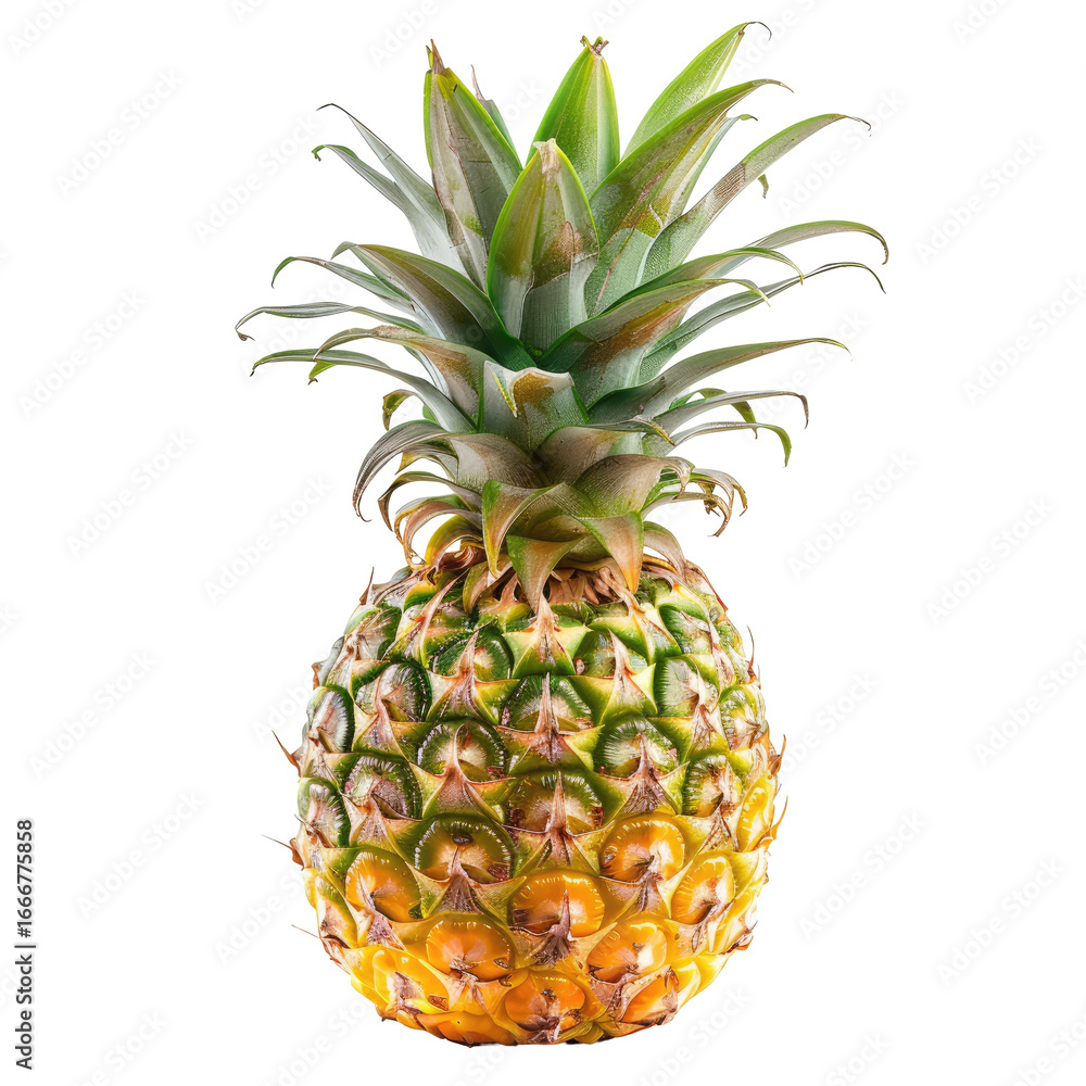 Fototapeta premium Close-up of a fresh pineapple