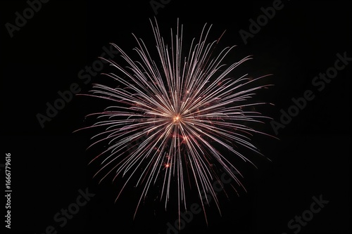 Wallpaper Mural Stunning pyrotechnics illuminating the night sky during a festive event, featuring bright lights and star shapes on a dark backdrop Torontodigital.ca