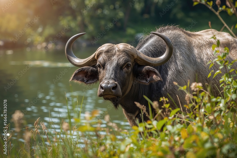 Fototapeta premium Asian Buffalo Species