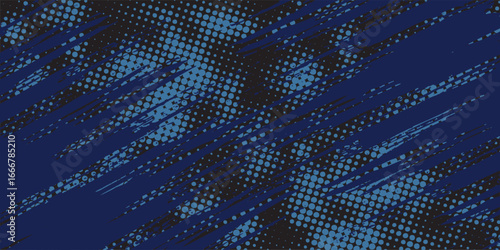 Abstract halftone wave dots background. Futuristic twisted grunge pattern, dots, circles. Vector modern optical pop art texture for posters, business cards and etc