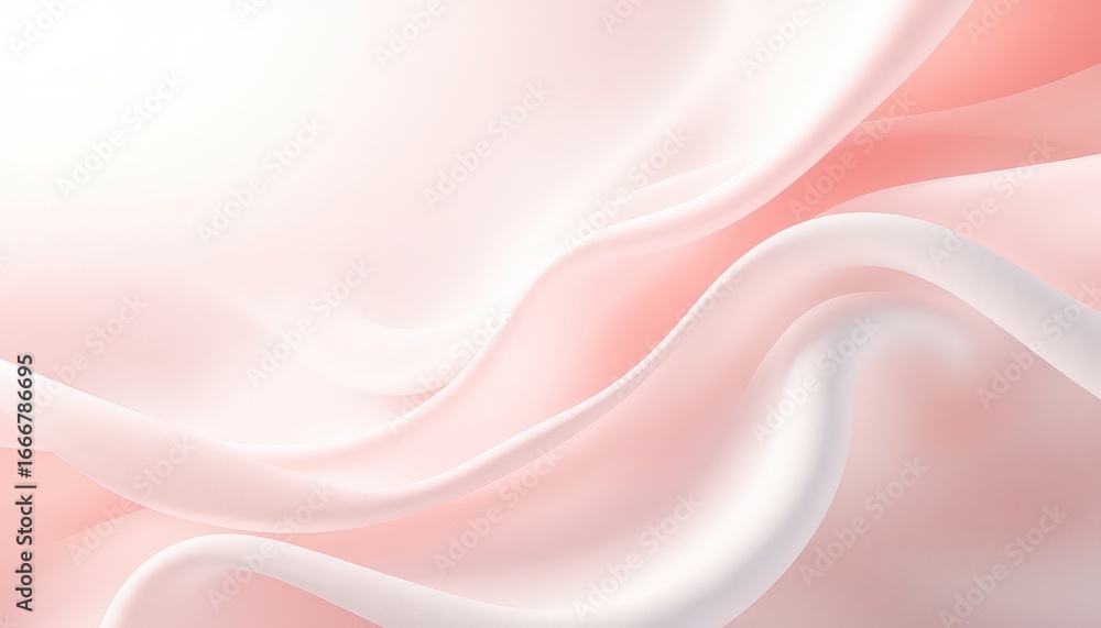 Obraz premium Soft, Gentle Pink Fabric Draping with Subtle Curves Creating a Delicate and Elegant Abstract Background