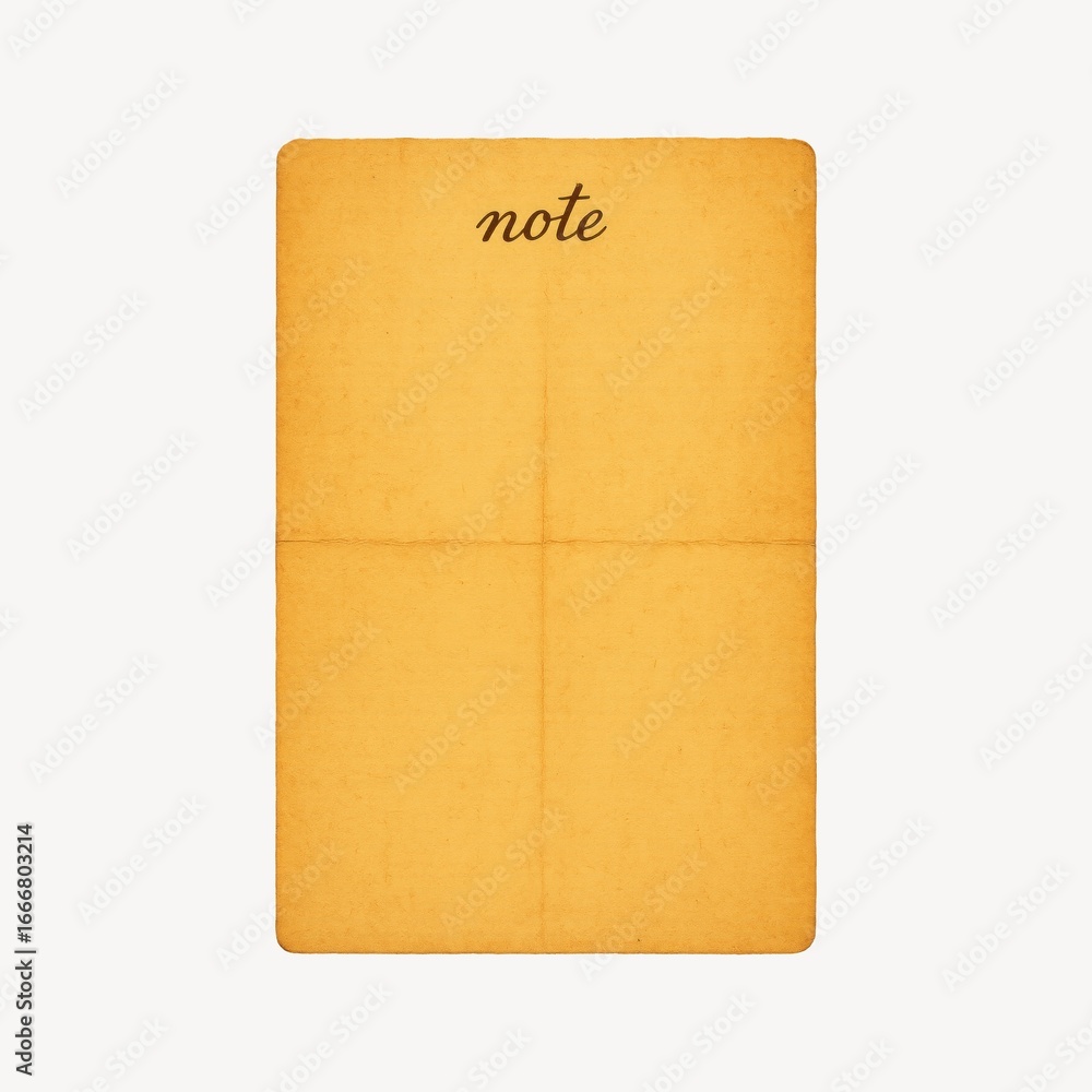Fototapeta premium Vintage paper note background