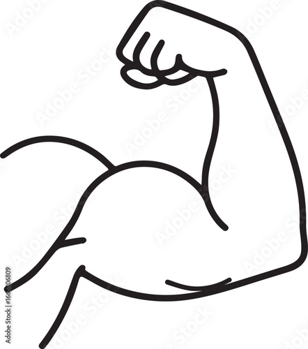 hand muscle silhouette