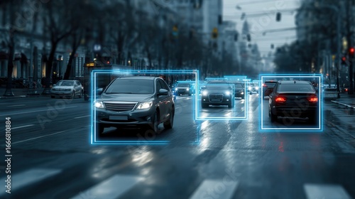 License plate recognition technology helps identify vehicles for car registration, speed detection, and monitoring.