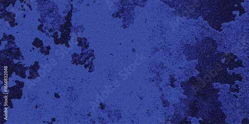 Abstract blue grunge texture background with dark spots and rough surface for graphic design