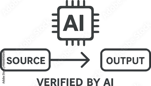 Data trace arrows- source → model → output mini-flow Illustration