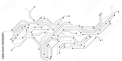 vector futuristic circuit board , Electronic motherboard , Communication and engineering concept ,