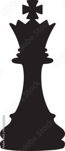Chess queen icon symbol vector