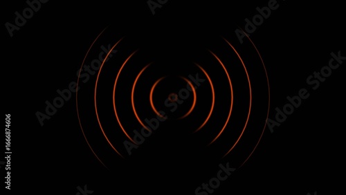 Technology radio waves signal icon illustration concept background. Calling signal icon background.