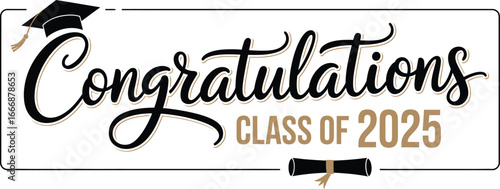 Class of 2025 Graduation Congratulations Design