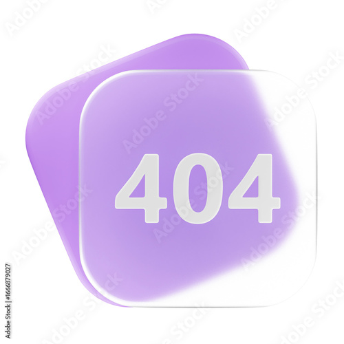3d glassmorphism error 404