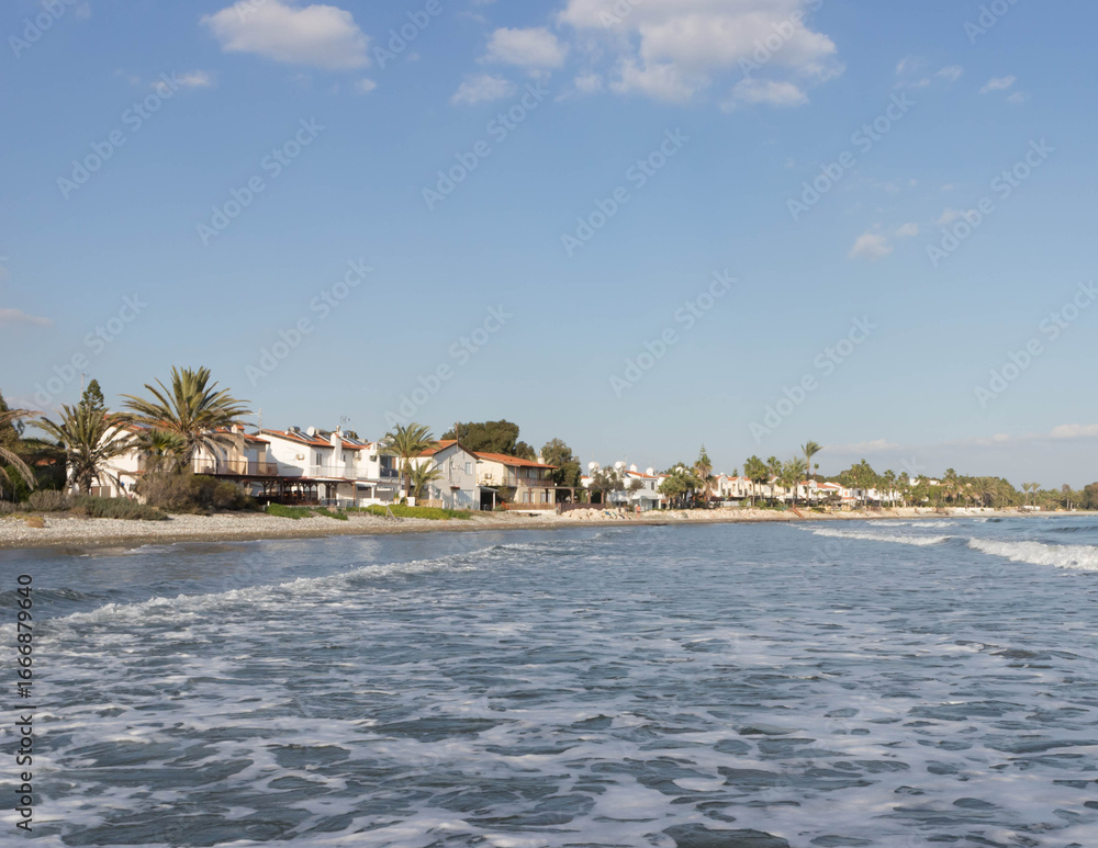 Fototapeta premium Stunning exotic beach near Perivola on Cyprus.
