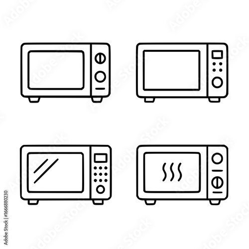 Four vectors microwave oven