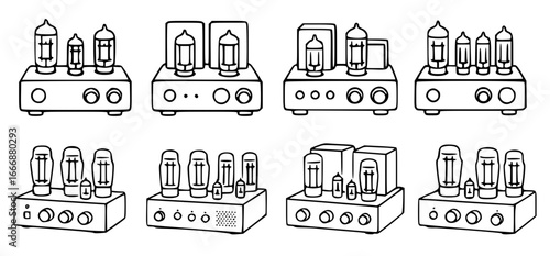 Eight vectors of hifi tube amplifier