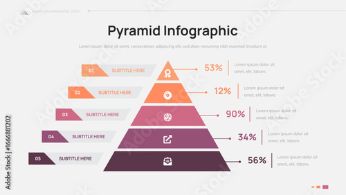 Business Pyramid Infographic