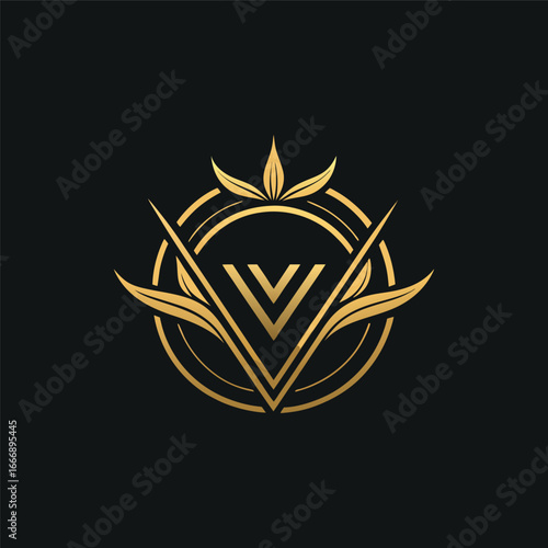 luxury abstract logo design.